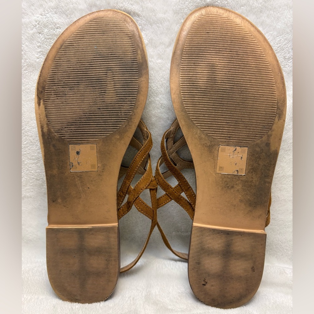 Market & Spruce Women's Irene Strappy Sandal  Cognac Size US: 10 - Picture 7 of 7